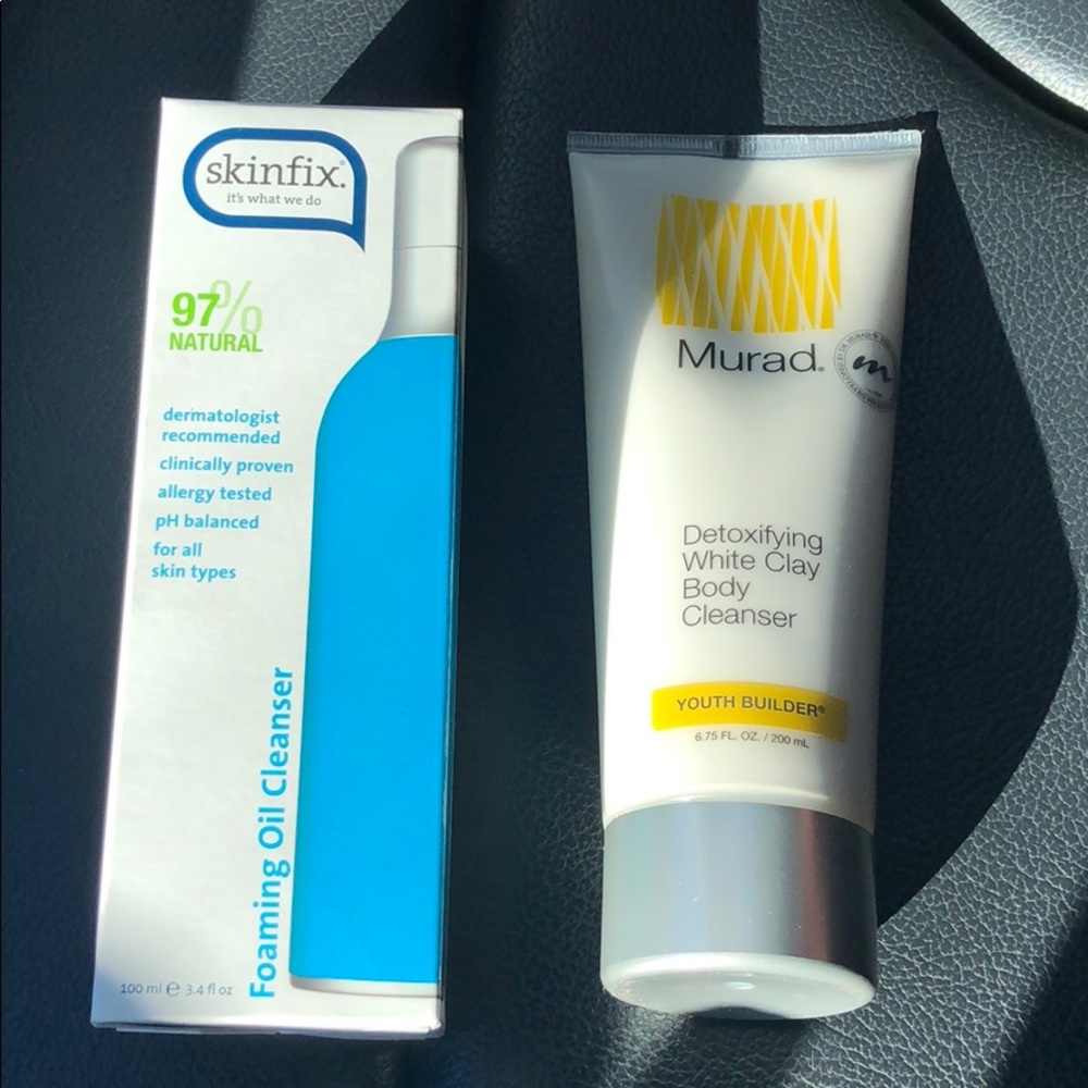Murad and Skinfix Cleansers